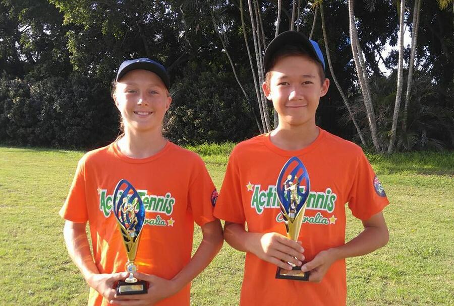 Thomas Gadecki and Jay Friend — coached by Jeff Schneider as juniors