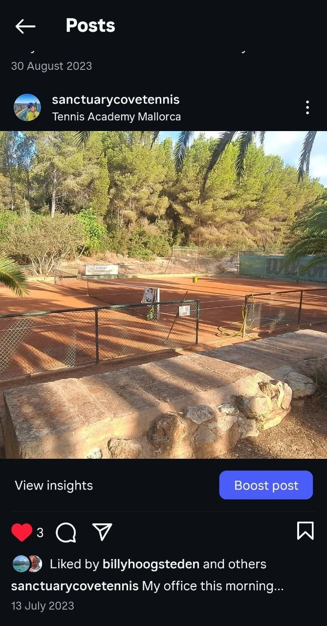 TAM clay court morning session